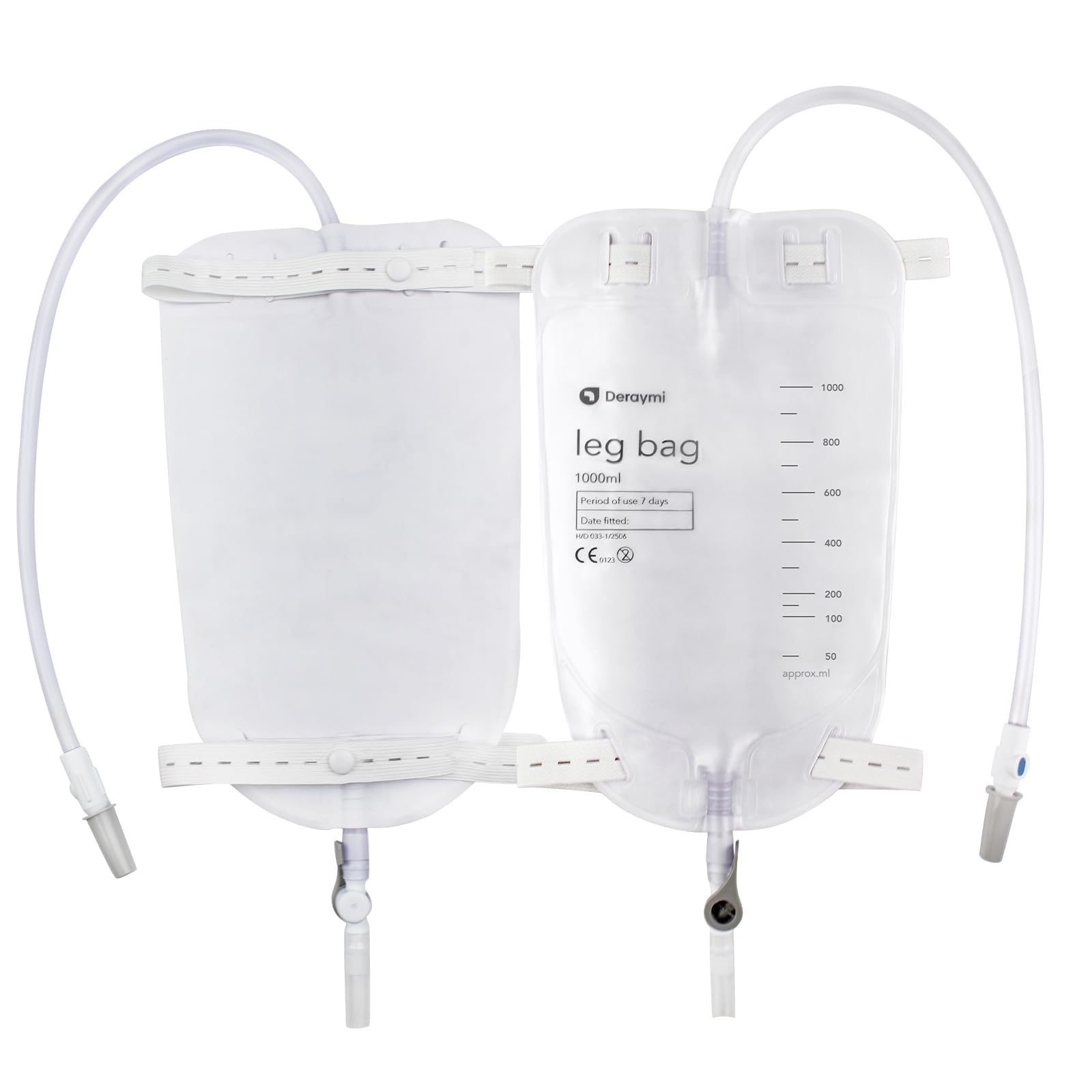 DERAYMI leg bag daily-use scenario demonstrates portable, easy care