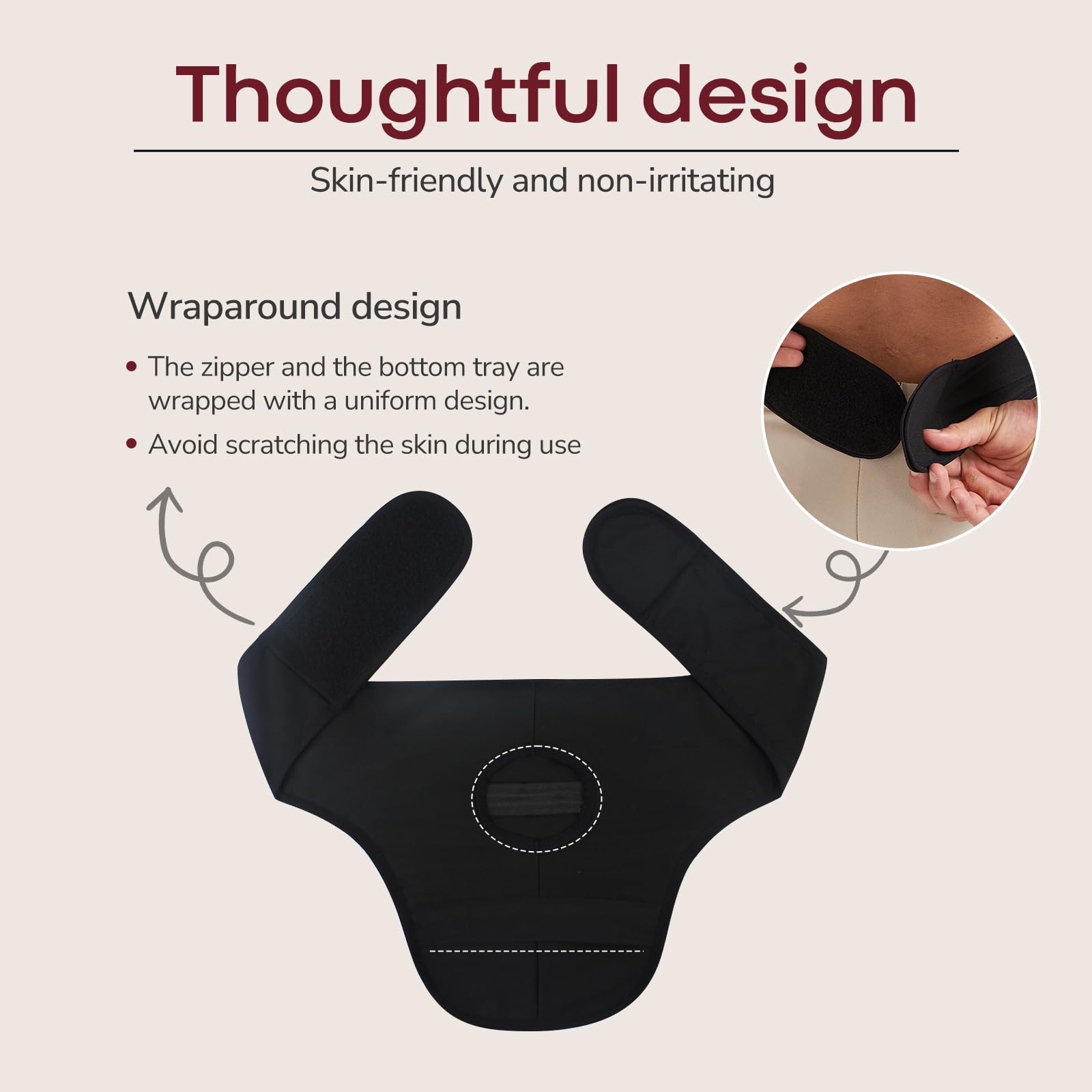 DERAYMI ostomy belt discreet concealment under clothing