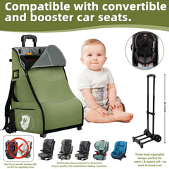 DerBiedersinn waterproof padded car seat bag protecting seat during travel