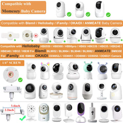 Derebir universal mount compatible with multiple baby monitors