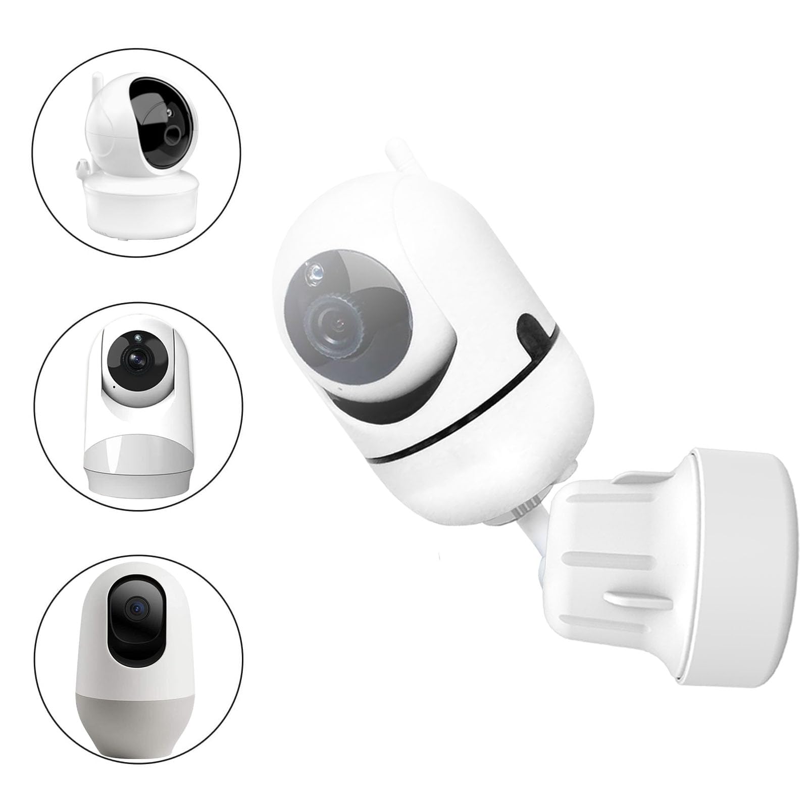 Derebir baby monitor wall mount compatibility chart shows broad camera support.