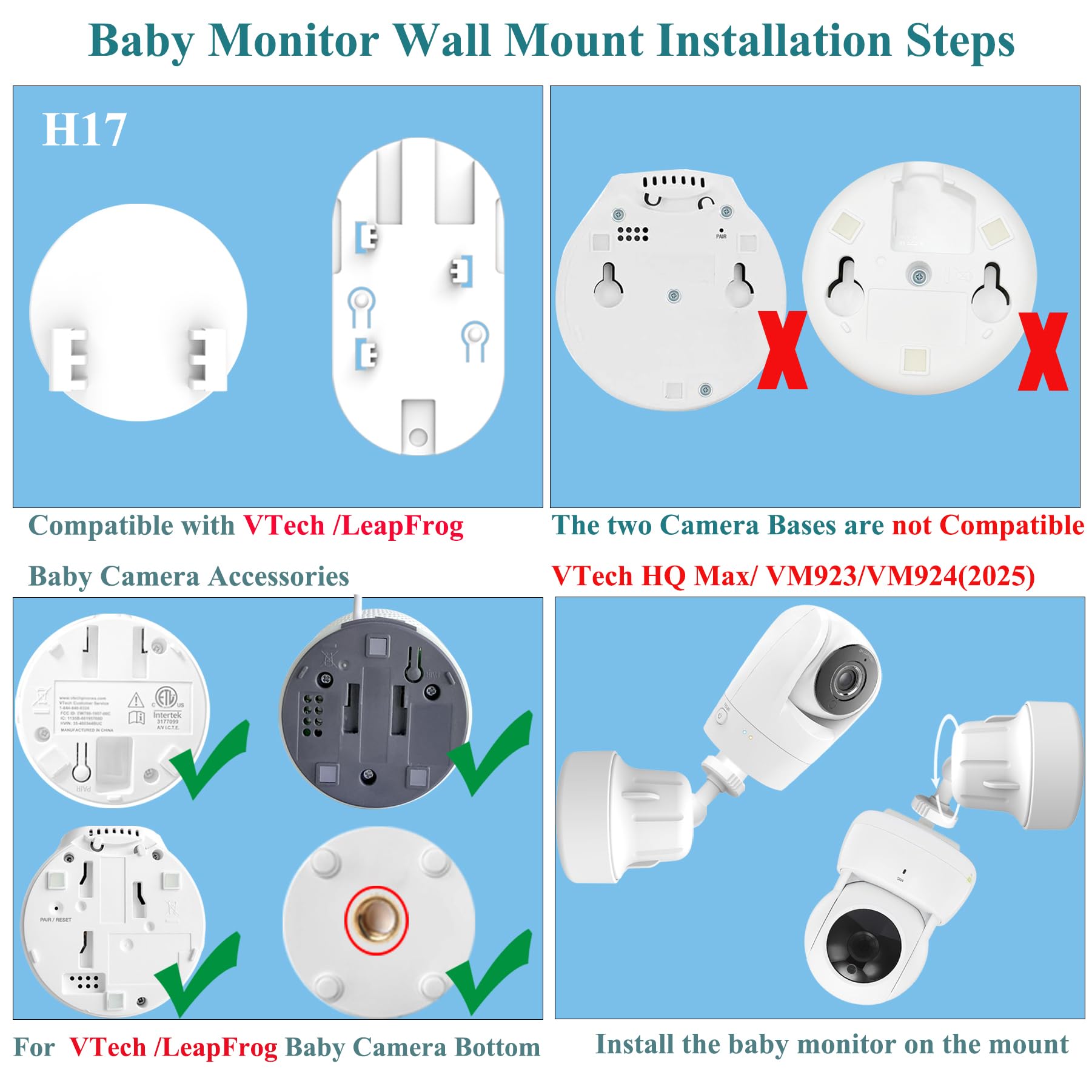 Derebir drill-marked holes simplify secure wall installation