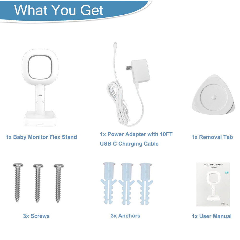 Derebir includes mounting screws and anchors for quick wall mounting.