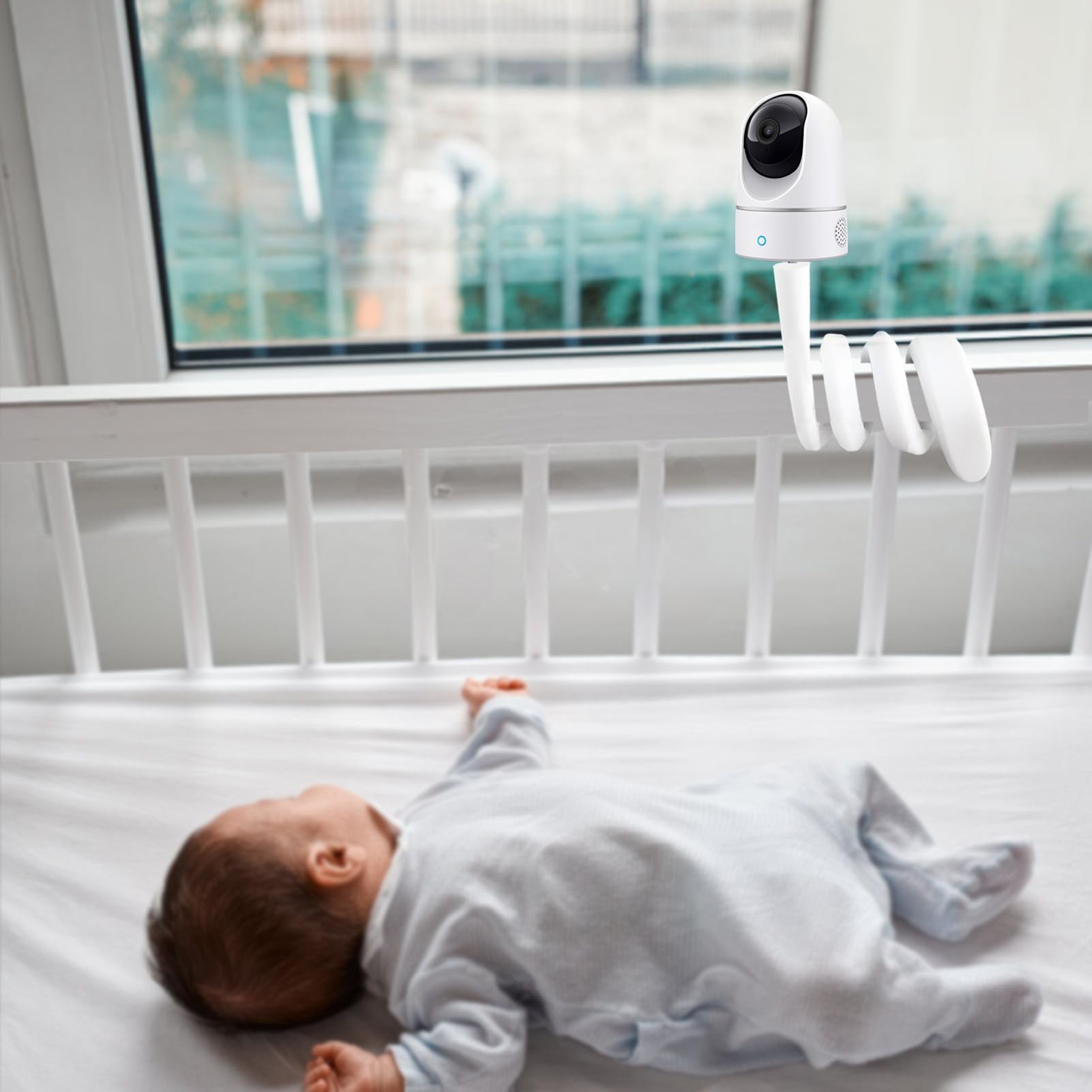 Derebir secure shelf or crib mounting provides steady support.