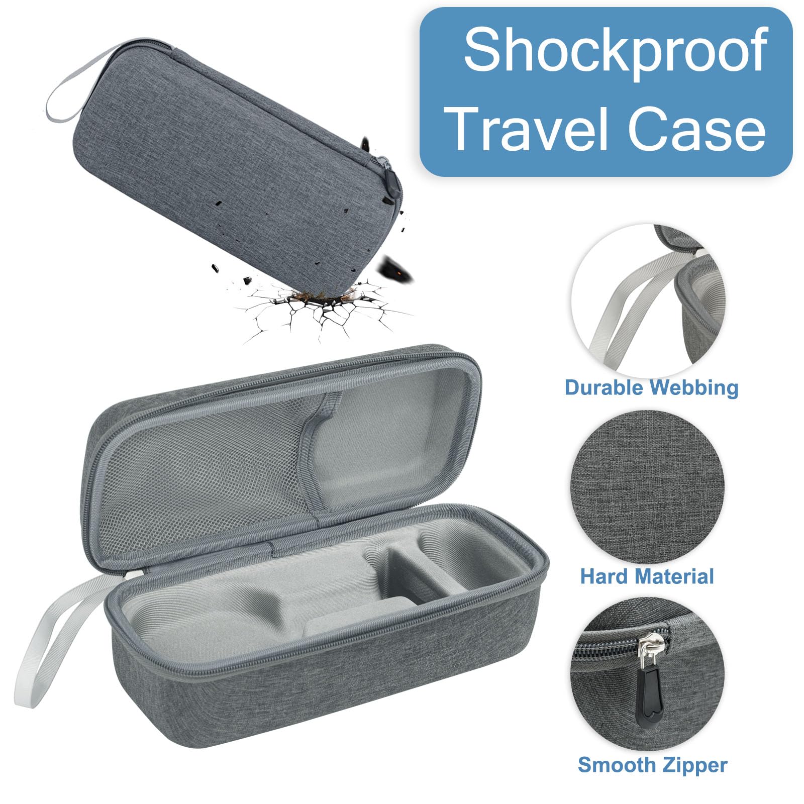 Derebir travel pack interior keeps camera, stands, and cables organized