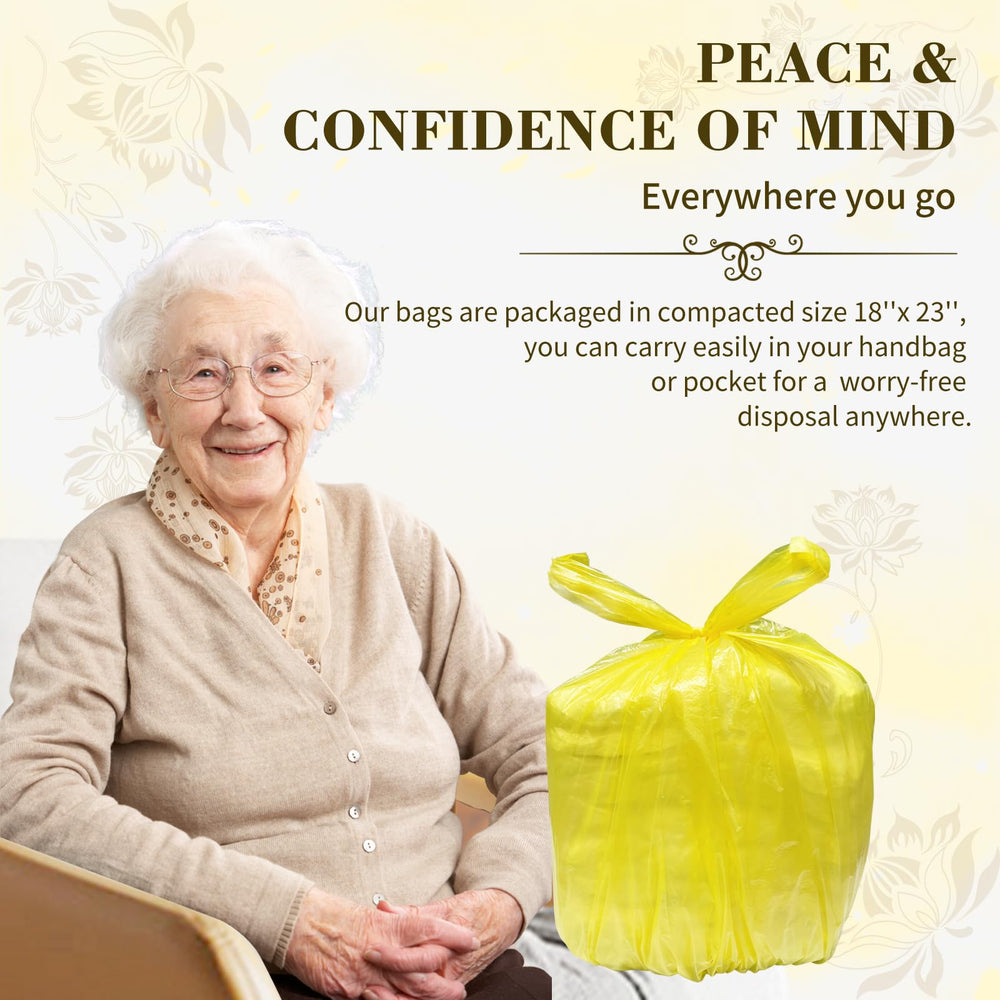 Dergik lemon scented diaper disposal bags for odor control