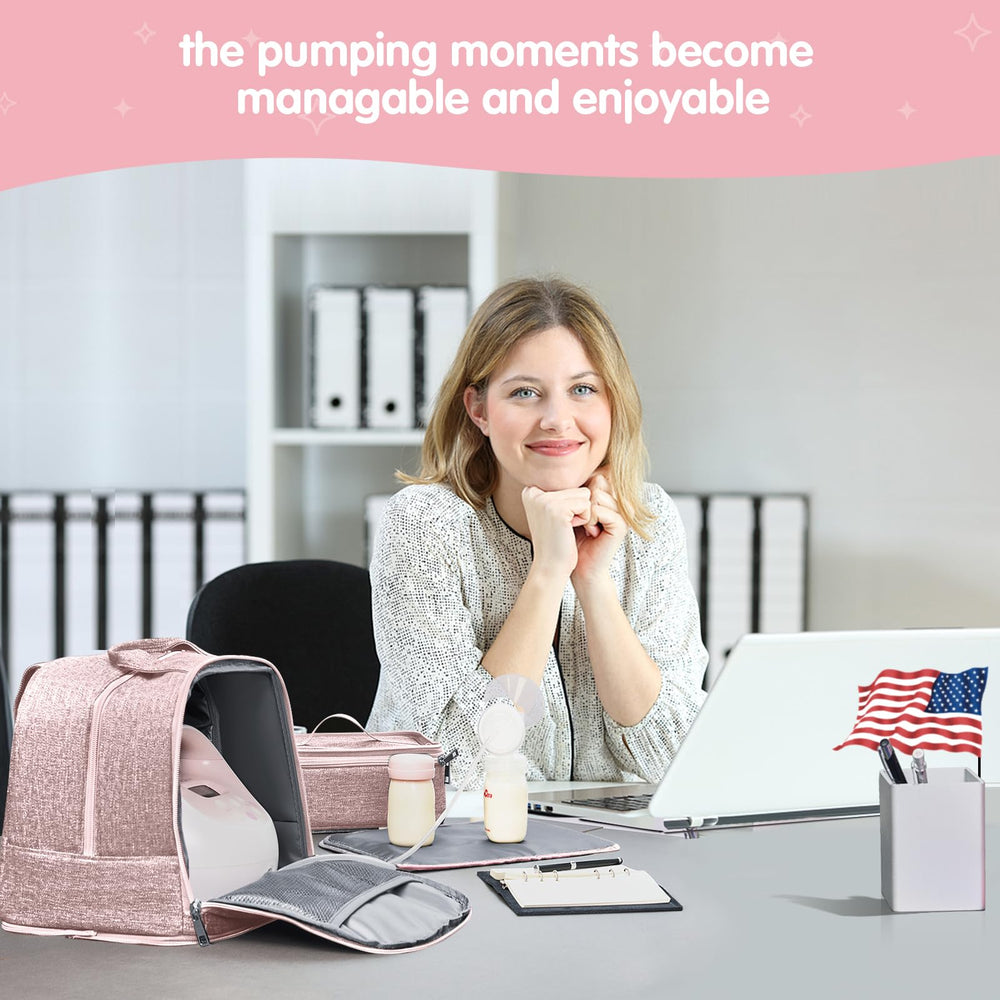 Lightweight and discreet pump bag for busy moms