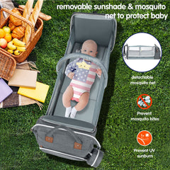 DERJUNSTAR insulated bottle pocket maintains bottle warmth during outings.