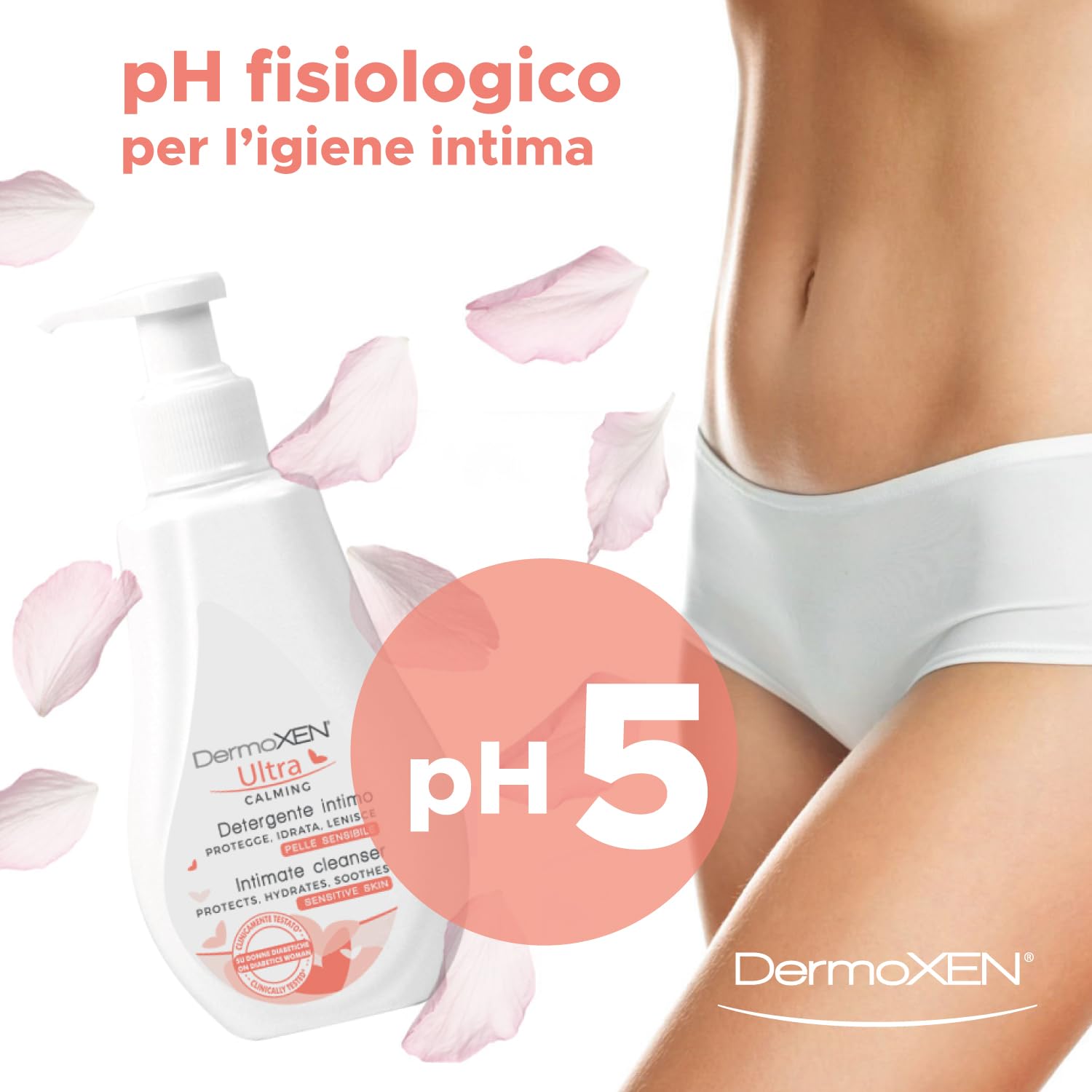 DERMOXEN UltraCalming wash packaging on a clean surface.