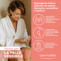 DERMOXEN UltraCalming wash texture close-up shows hydrating creaminess.
