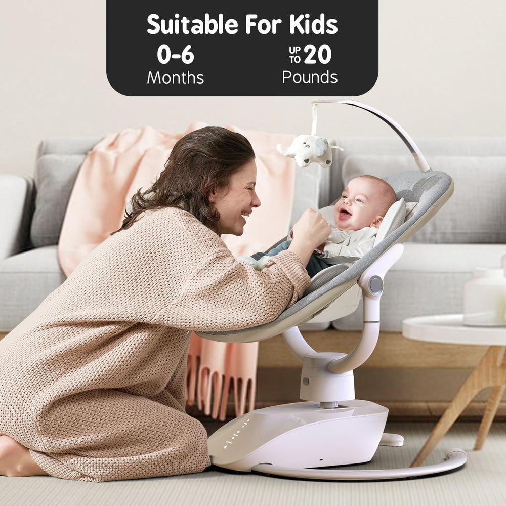 Derson swing is suitable for indoor and outdoor use for versatile soothing.