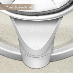 Derson touch-panel control for quick speed, music, or timer adjustments