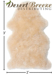 Desert Breeze Unshorn baby sheepskin crib mat with natural softness