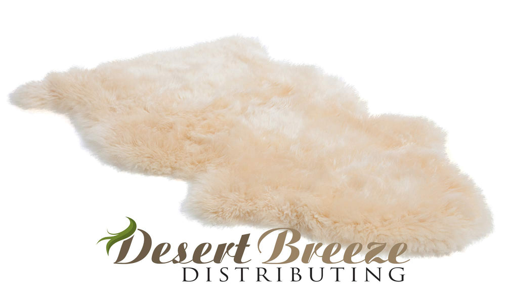 Desert Breeze White-tanned baby rug pure and gentle for delicate skin