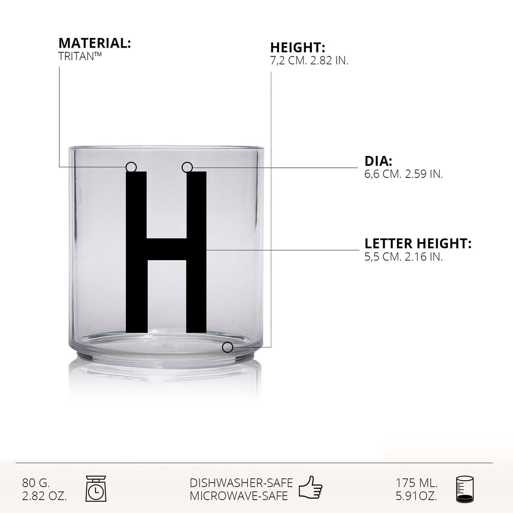Design Letters Tritan kids sippy cup with a handle improves grip for self-feeding.