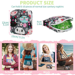 Desing Wish Bowknot Rabbit bag discreet design protects privacy during menstruation.