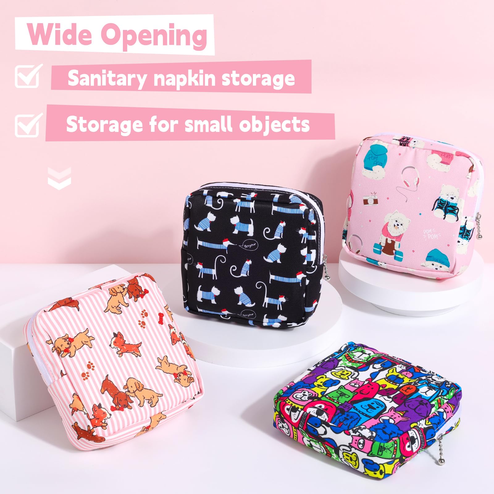 Desing Wish Bowknot Rabbit period bag makes a thoughtful gift for teens and women.