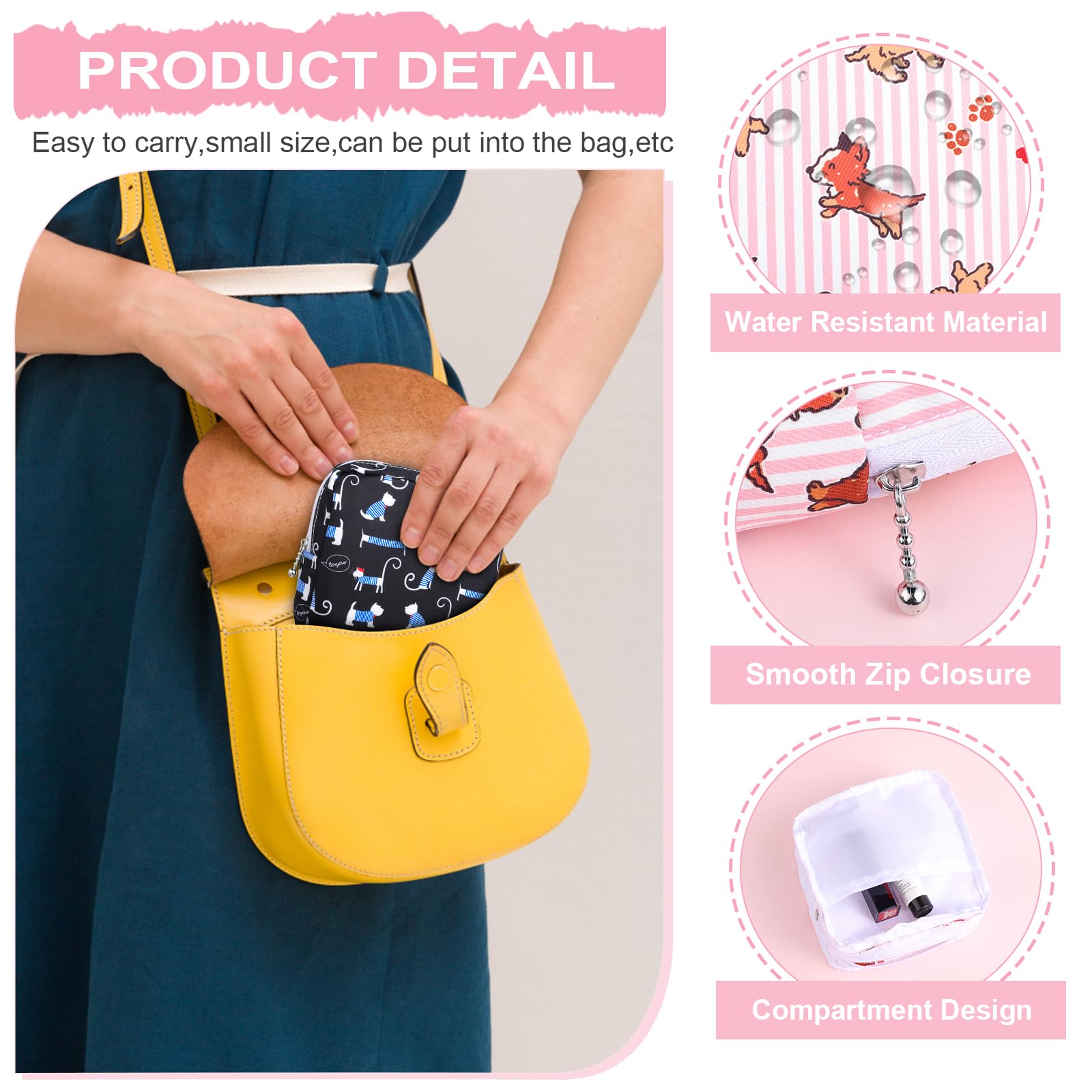 Soft, durable material offers travel-friendly, dirt-resistant protection.