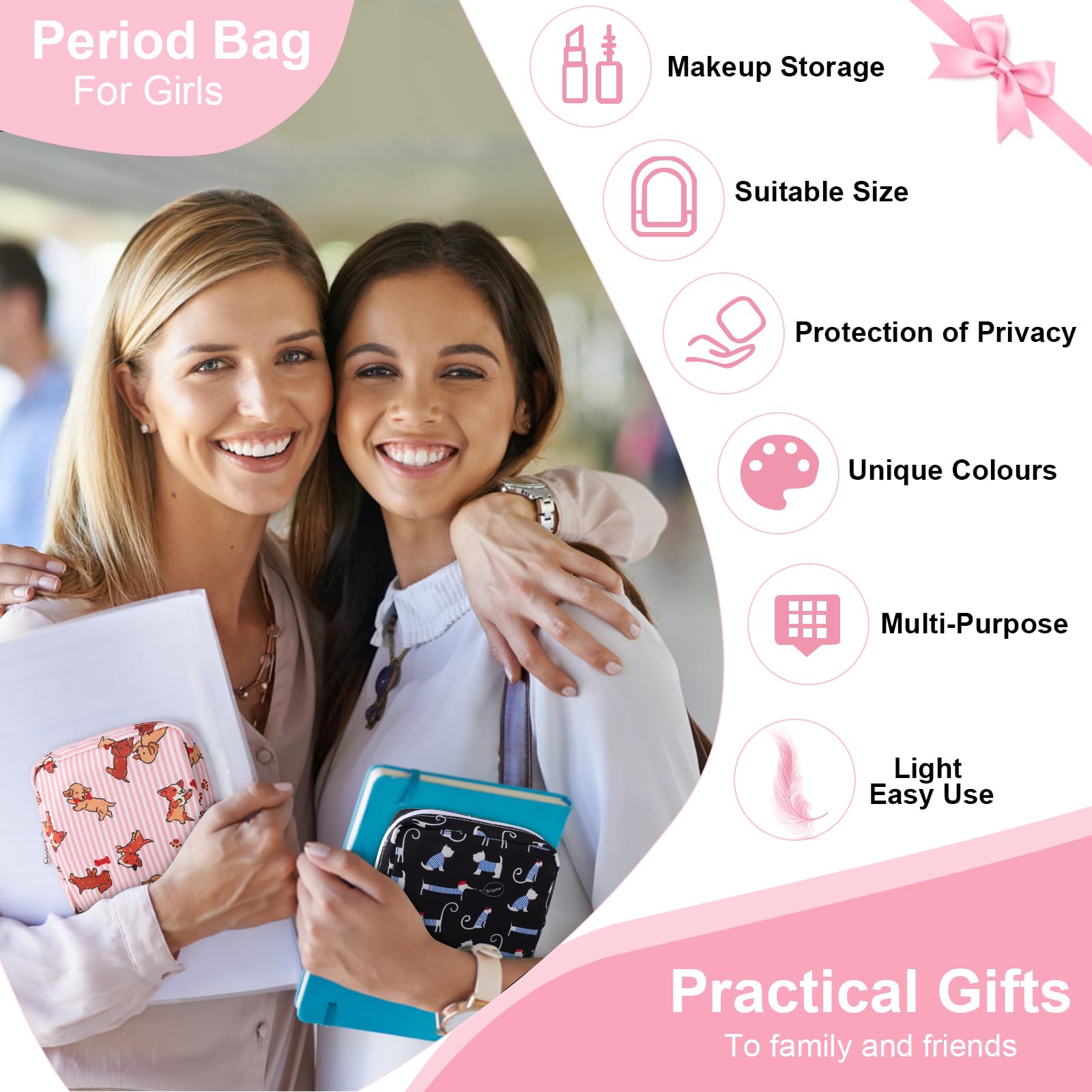 Lightweight design fits in backpacks or purses for travel.
