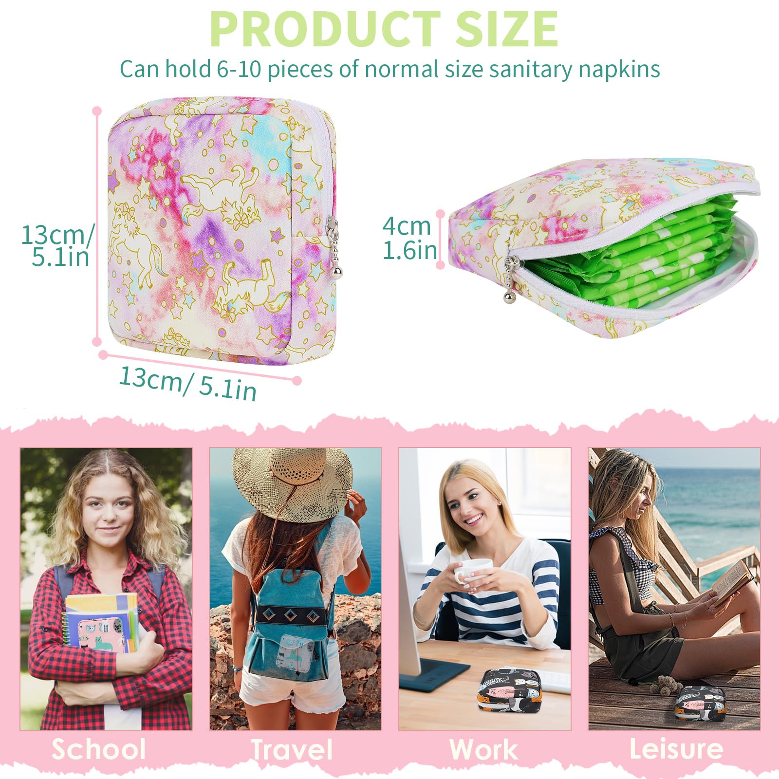 Desing Wish Dazzling Horse period bag back pocket view, easy to carry.