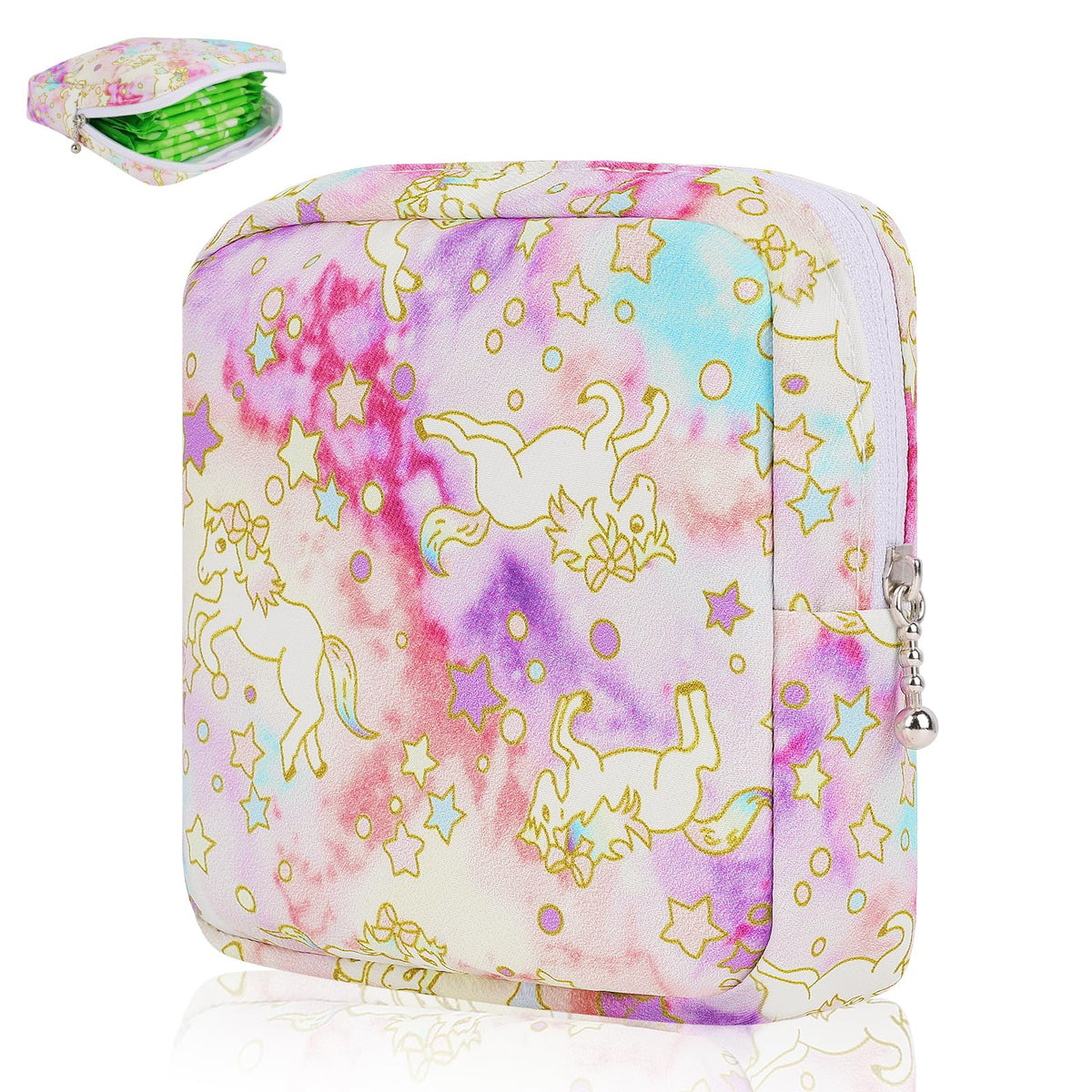 Desing Wish Dazzling Horse period bag front view, discreet teen privacy in style.