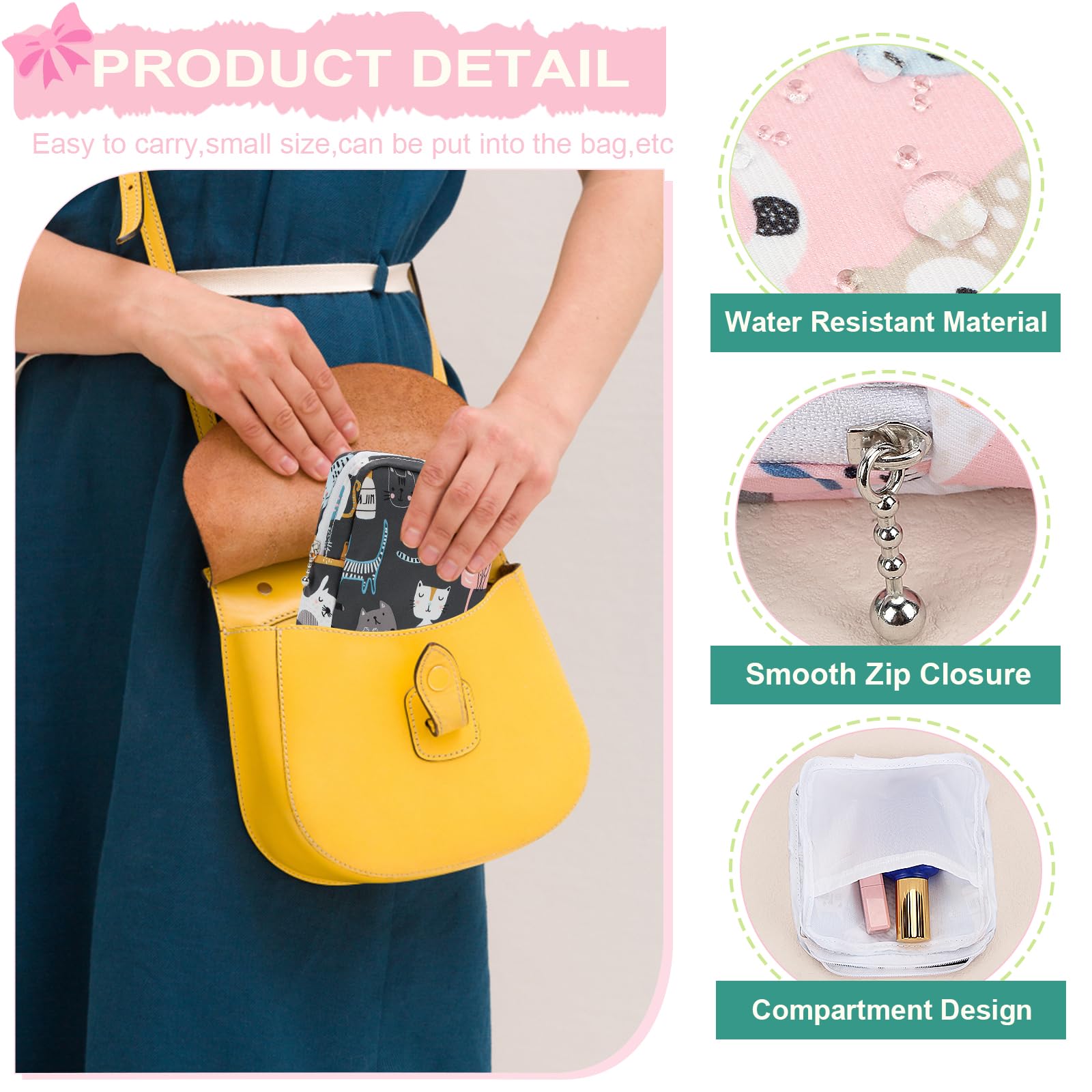 Desing Wish Dazzling Horse period bag compact size for purses.