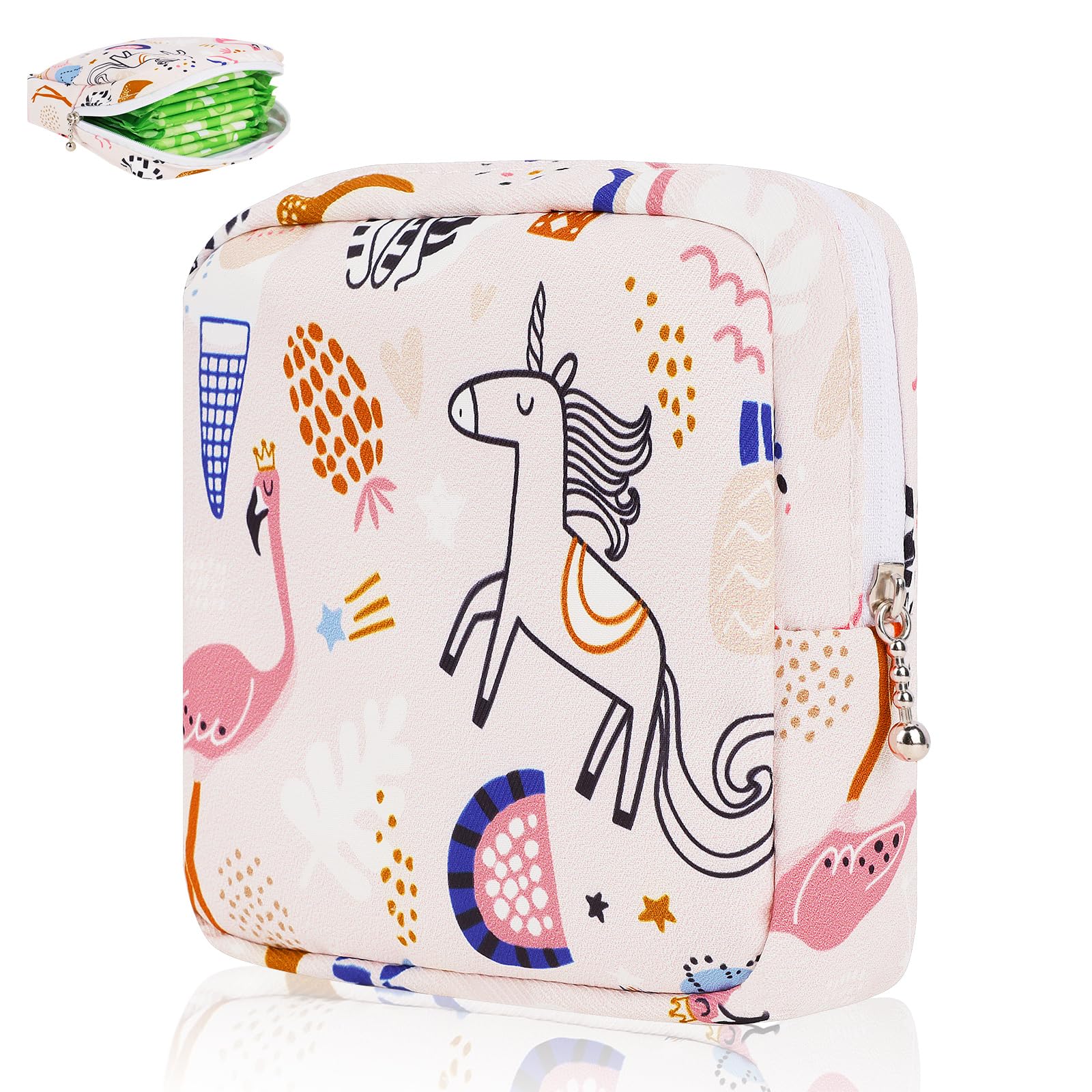 Desing Wish sanitary pad storage bag provides discreet privacy on the go.