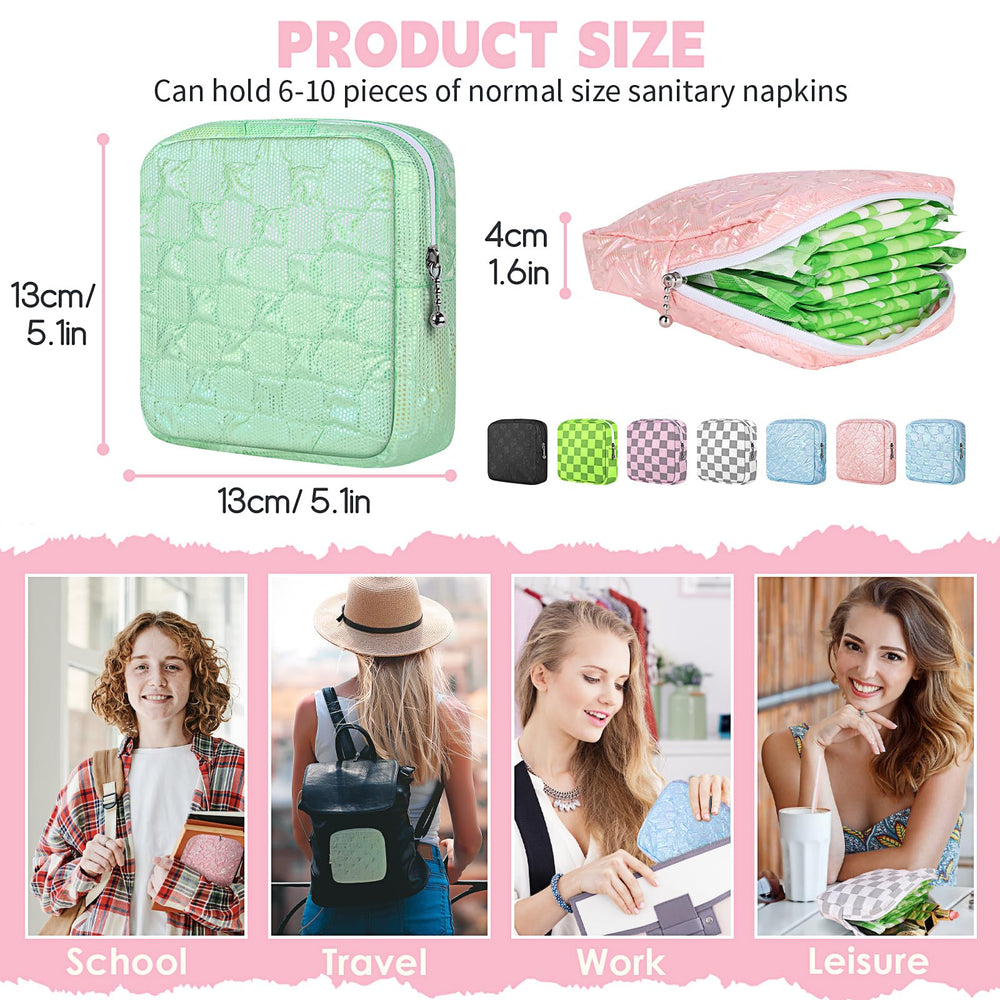 Desing Wish bubble-pattern pouch close-up shows cute privacy-friendly design.