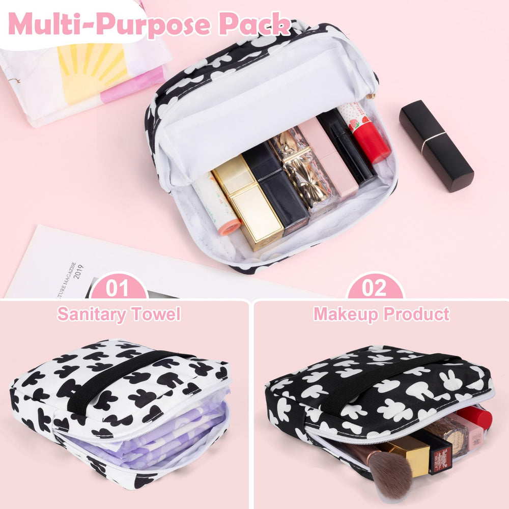 Desing Wish period bag pouch compact size demonstrates discreet purse fit for teens.