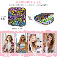 Desing Wish period bag pouch open main compartment demonstrates organized storage on the go.