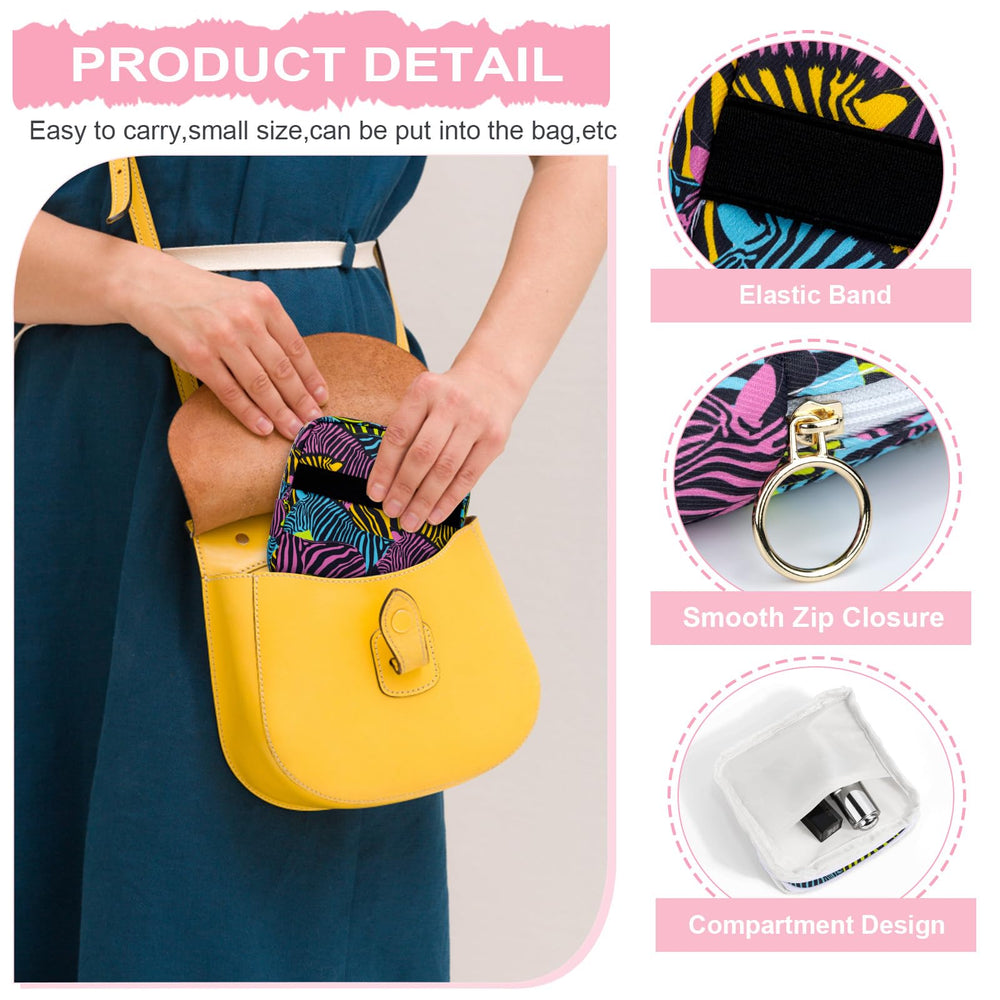 Desing Wish period bag pouch kittens pattern showcases teen-friendly style and confidence.