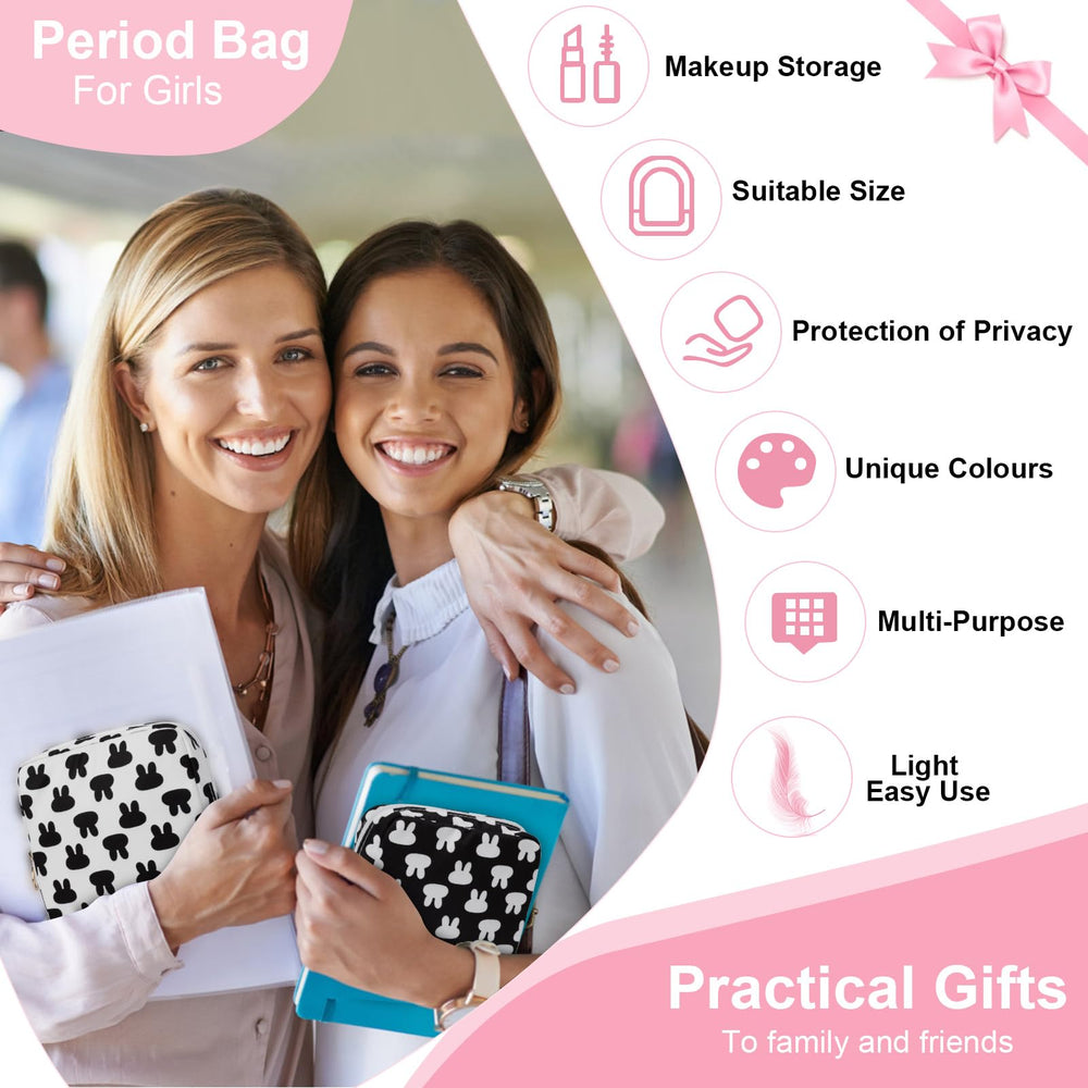 Desing Wish period bag pouch privacy zip illustrates secure concealment of essentials.