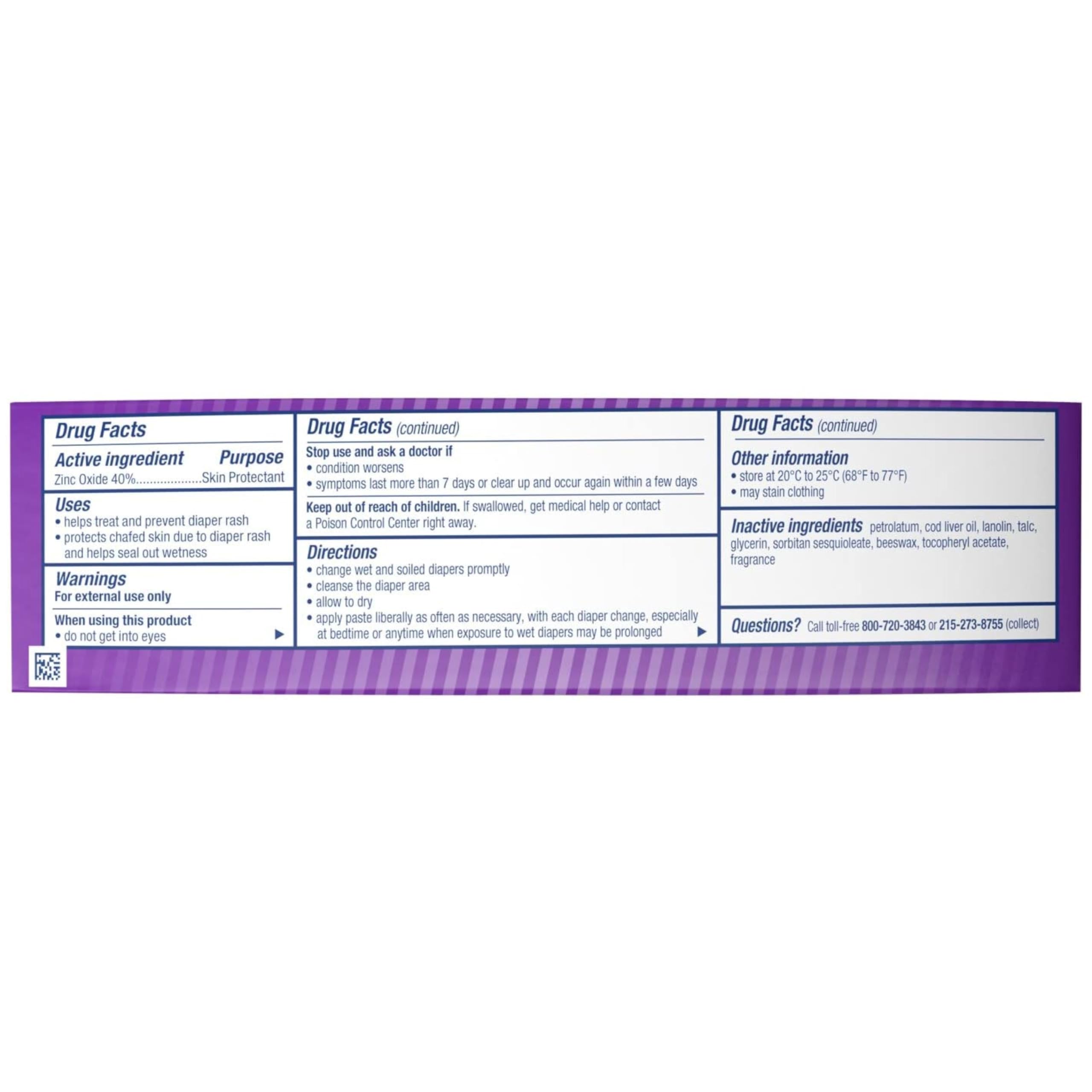 Desitin being applied to irritated diaper-area skin for soothing care