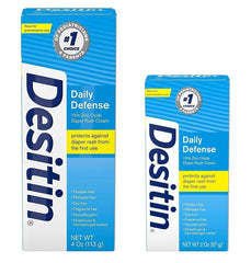 Desitin Daily Defense 4oz cream tube for diaper rash relief