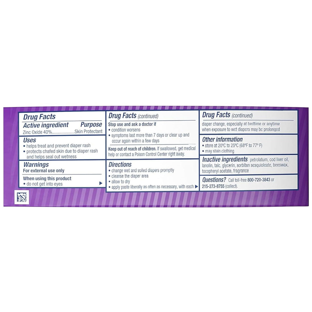 Desitin diaper rash original ointment protective barrier visible on skin surface