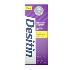 Desitin max-strength diaper rash paste 2oz demonstrates compact 5-in-1 care for babies