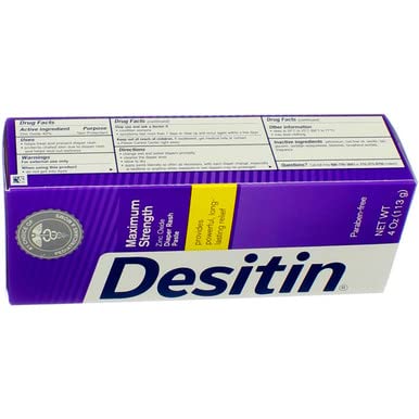 Nighttime diaper change setup featuring Desitin paste for quick care