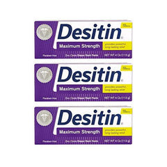 Desitin maximum strength diaper rash paste tube ready for on-the-go relief