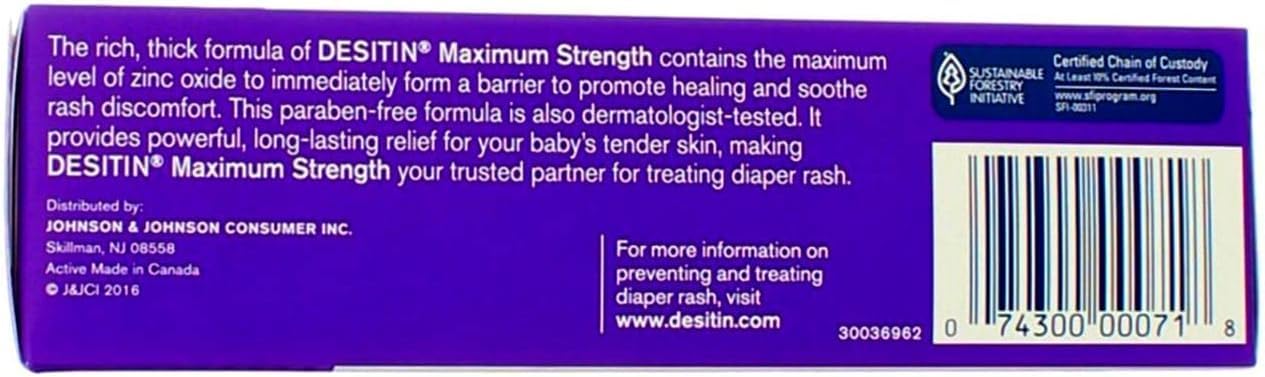 Desitin overnight care for baby skin concept image