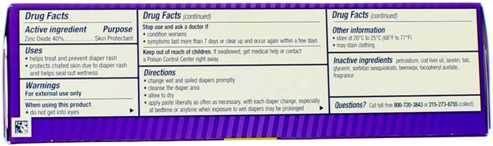 Desitin packaging box and tubes displayed together