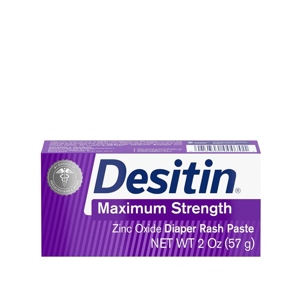 Desitin barrier image demonstrates moisture seal on baby skin.