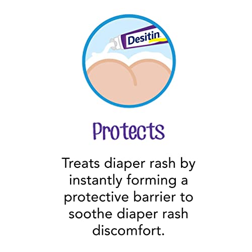 Desitin travel-size 2-ounce tube in six-pack is travel-friendly.