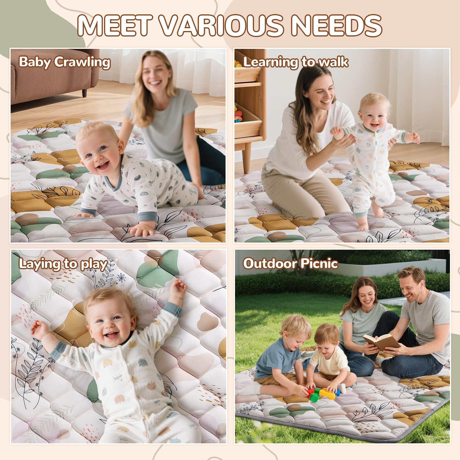 Boho pattern adds modern style to nursery or living space
