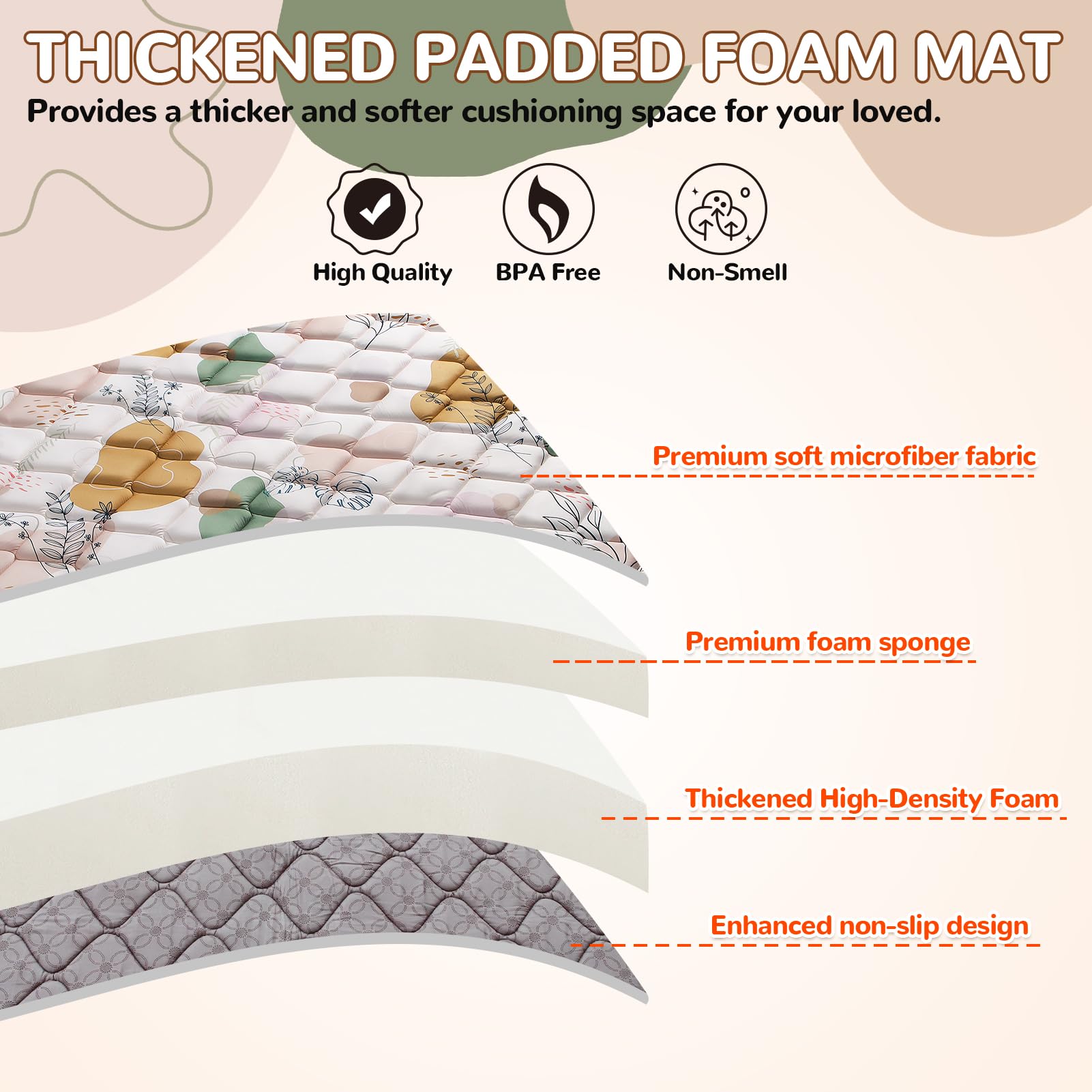 Foldable one-piece design for easy travel and storage