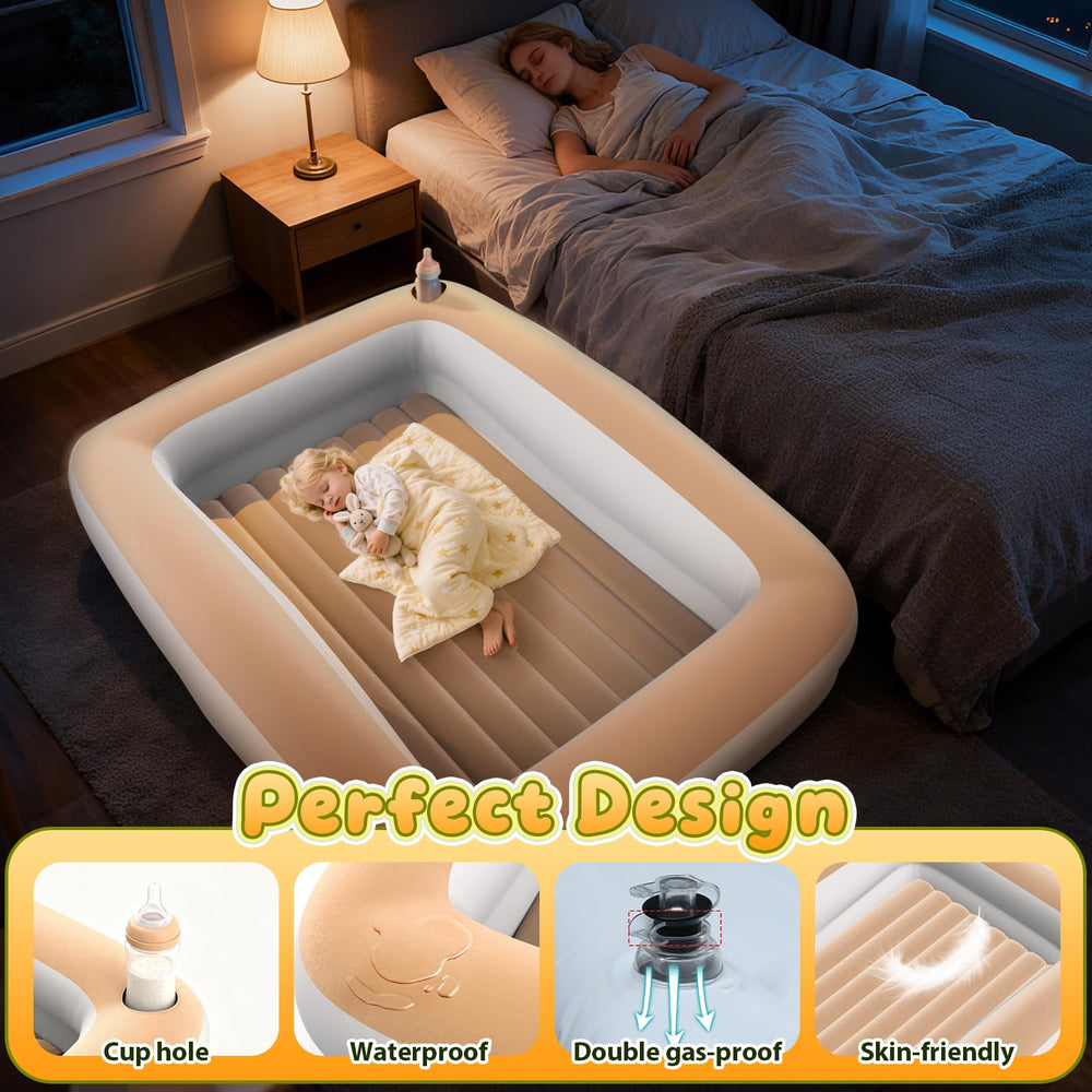 Dessports bed inflates in seconds with included electric pump for quick setup