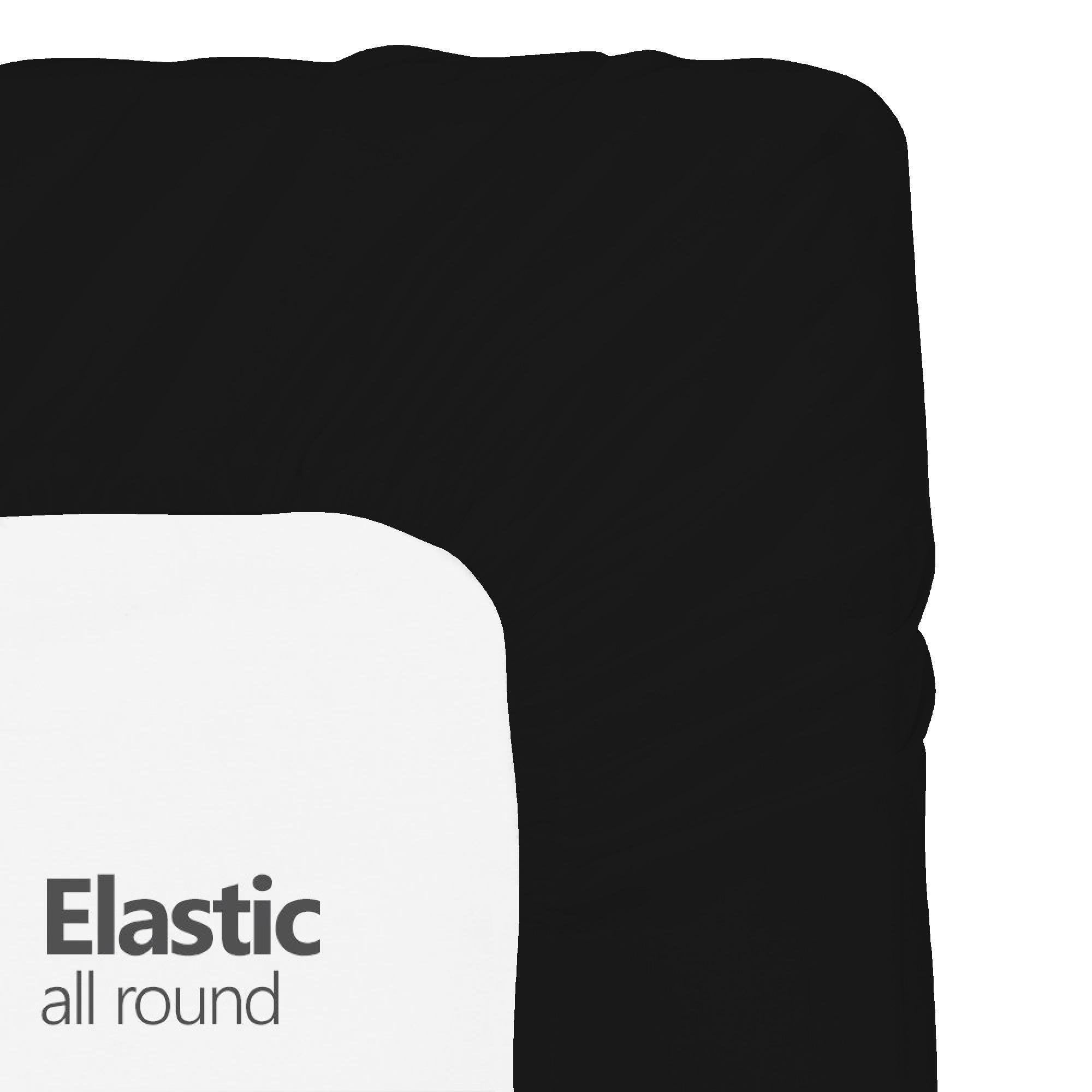 Destiny Crescent Bedding black color sheets coordinate with nursery decor.
