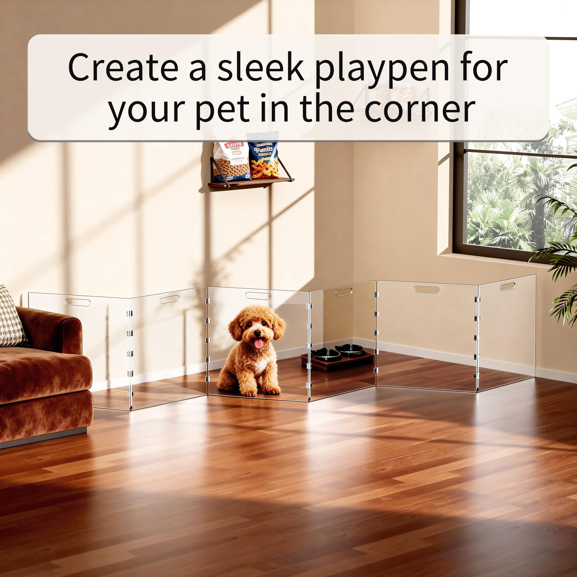 Dewrhiixe in action with pet safely contained