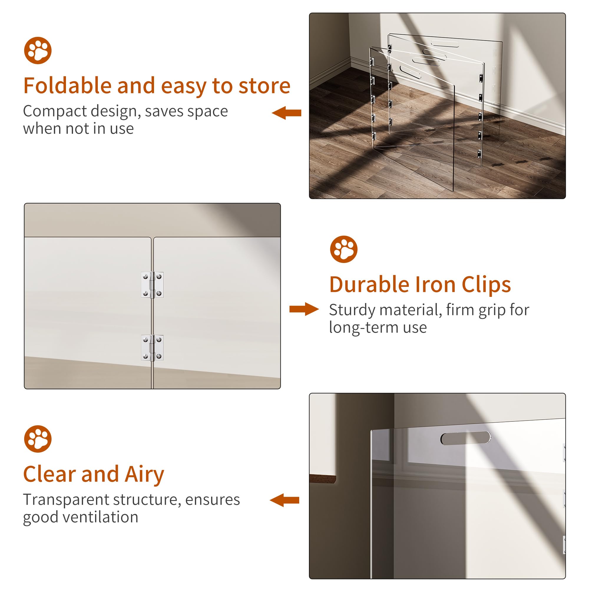 Unfold and place for quick pet containment