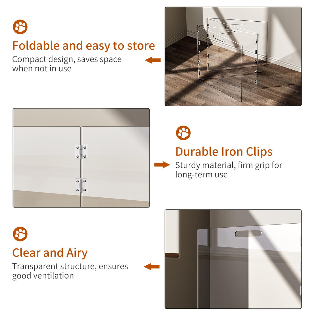 Unfold and place for quick pet containment