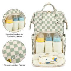 Dezcrab insulated bottle pockets keep feeds warm on the go.